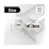 Rierdge 50 piezas 2020 serie M5 medio rollo redondo en