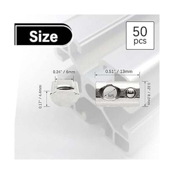 Rierdge 50 piezas 2020 serie M5 medio rollo redondo en