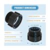 Rierdge 275 330 Gn IBC Adaptador de drenaje de grado