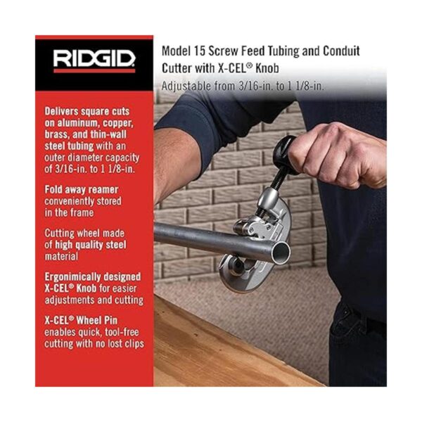 Ridgid 32920 modelo 15 cortador de tubo de alimentación de_2
