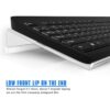 Richboom Soporte de teclado de computadora inclinado de_4