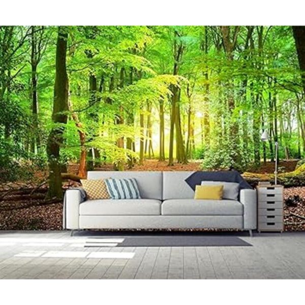 Reyhui Papel tapiz con imagen de bosque paisaje
