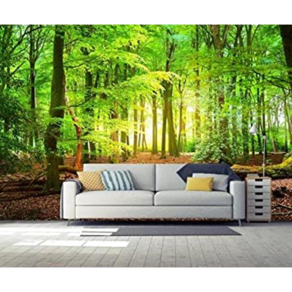 Reyhui Papel tapiz con imagen de bosque paisaje