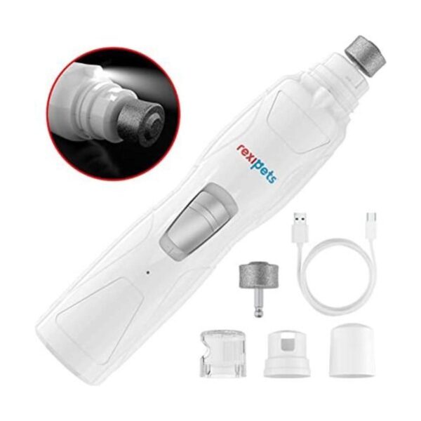 Rexipets Cortadora de uñas para perro recargable_1