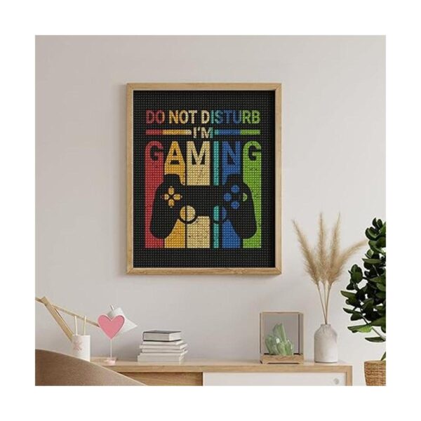Retro Gamer Divertido DIY 5D Diamante Pintura Dibujo