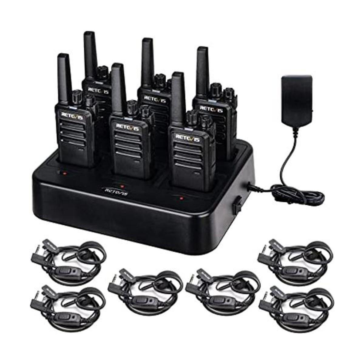 Retevis RT68 Walkie Talkies con auriculares radios