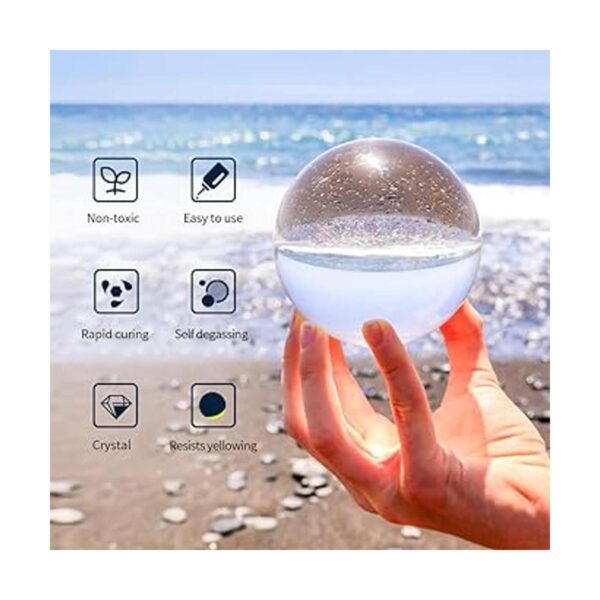 Resina UV dura transparente tipo duro de 7 onzas resina_2