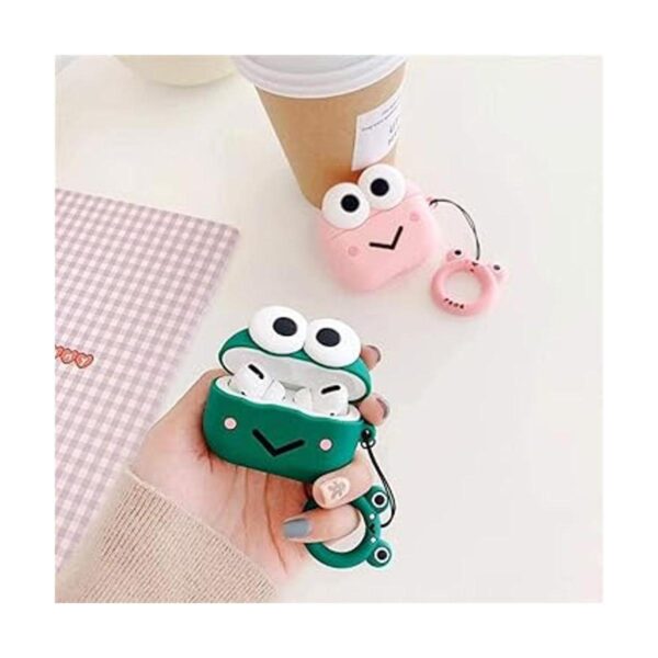 Rertnocnf Funda 3D con diseño de rana de ojos grandes y_6