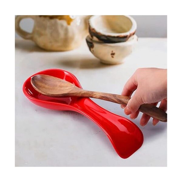 Reposapiés de cuchara de cerámica para cocina soporte de