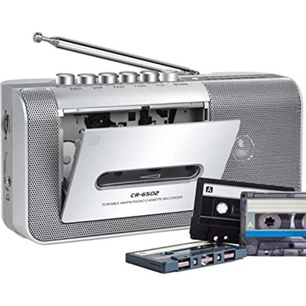 Reproductor de casete portátil y grabador reproductor de_1