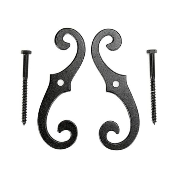 Renovators Supply Soportes para perro con obturador negro