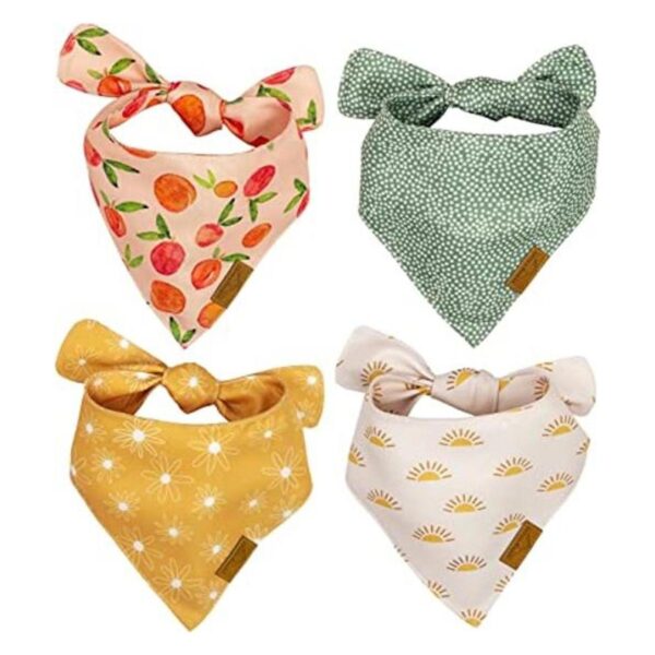 RemyRoo Bandanas para perros paquete de 4 unidades_1