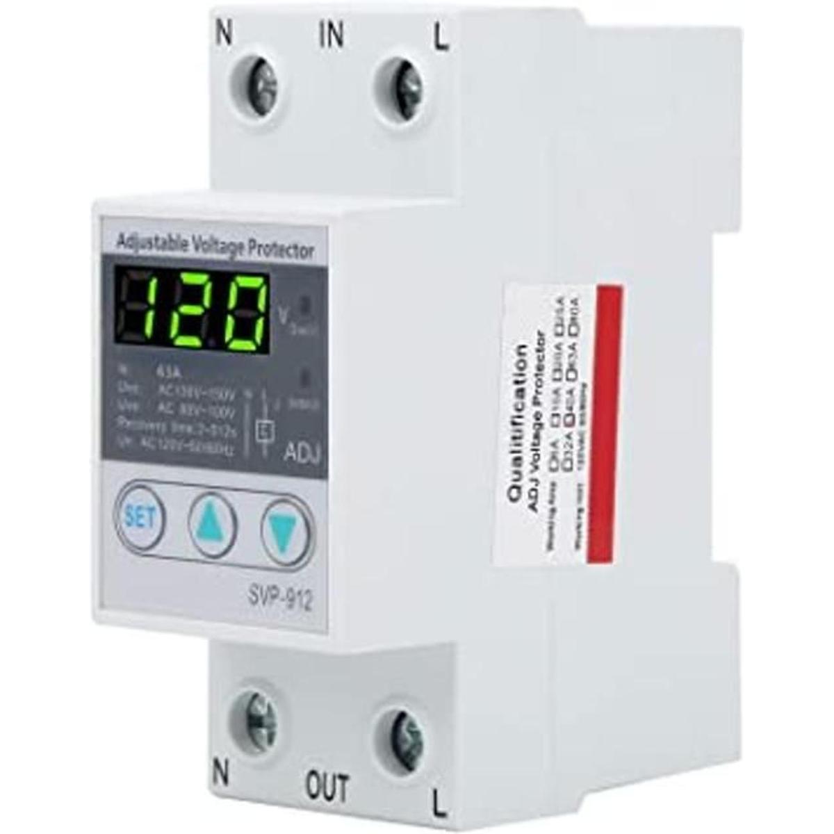 Relé protector de voltaje SVP912 120VAC autorecuperación