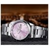 Relojes analógicos de cuarzo plateado de acero inoxidable_3
