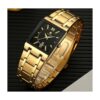 Relojes cuadrados para hombre de acero inoxidable de_4