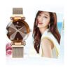Relojes de moda para mujer reloj de cuarzo japonés oro_3