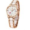 Relojes de cerámica blanca para mujer relojes de moda_1
