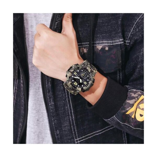 Relojes deportivos digitales de cara grande para hombre_4