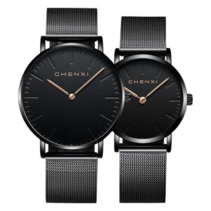 Reloj ultra fino y simple para parejas para él y ella_1