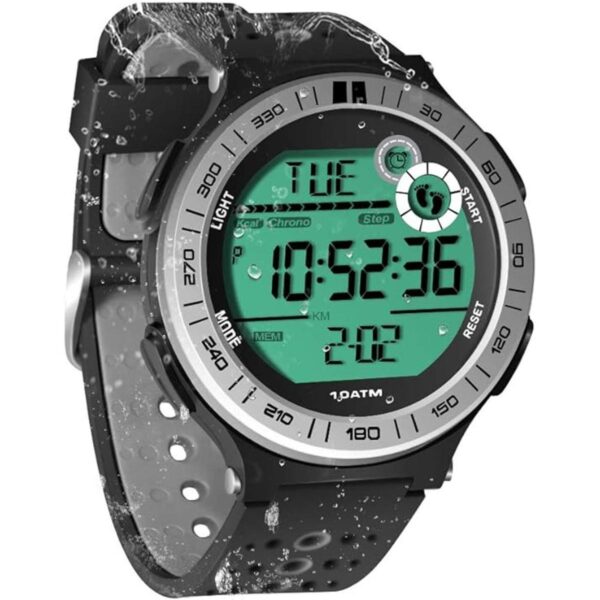 Reloj para hombre podómetro subacuático 10 ATM