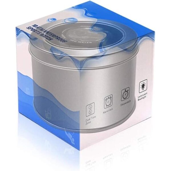 Reloj digital sumergible impermeable de 10 ATM con correa_5
