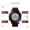Reloj deportivo digital para hombre esfera grande