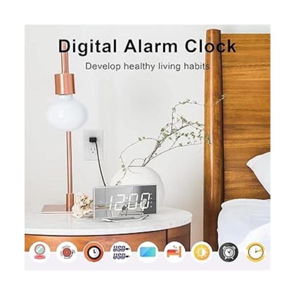 Reloj despertador digital con pantalla grande 8.7_2