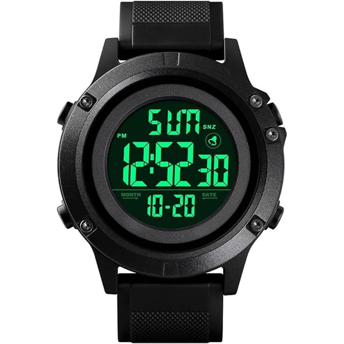 Reloj deportivo digital para hombre esfera grande