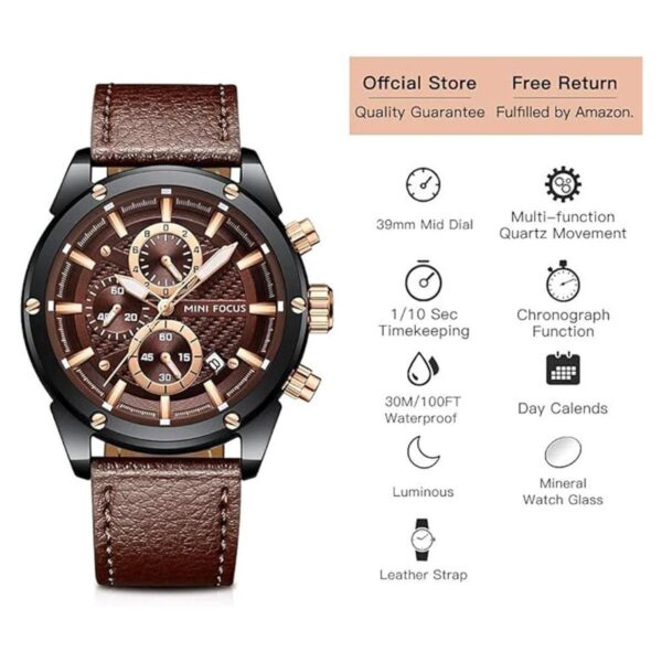 Reloj de pulsera para hombre de negocios informal_6