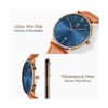 Reloj de pulsera minimalista para hombre con fecha