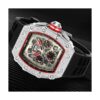 Reloj de pulsera unisex punk brillante para hombre reloj