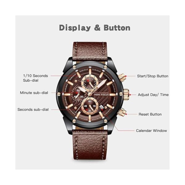 Reloj de pulsera para hombre de negocios informal_5