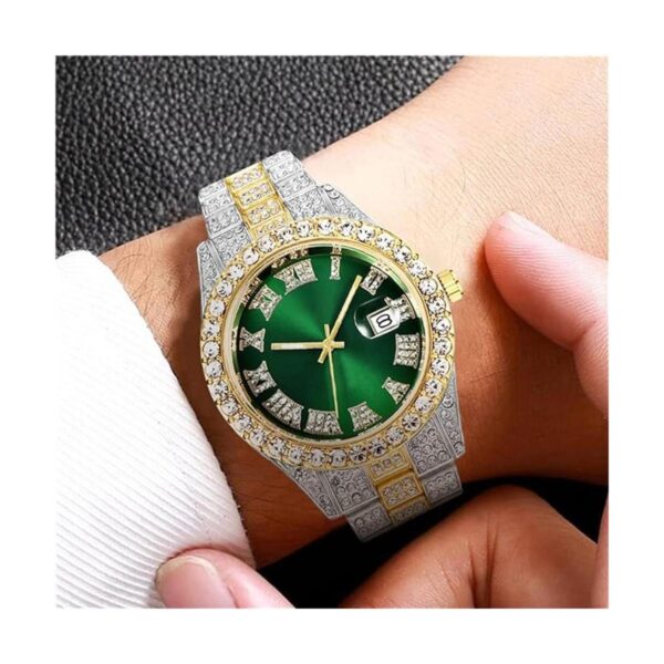 Reloj de pulsera para hombre Hip Hop Jewelry con diamantes