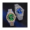 Reloj de pulsera para hombre Hip Hop Jewelry con diamantes
