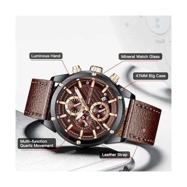 Reloj de pulsera para hombre de negocios informal_3