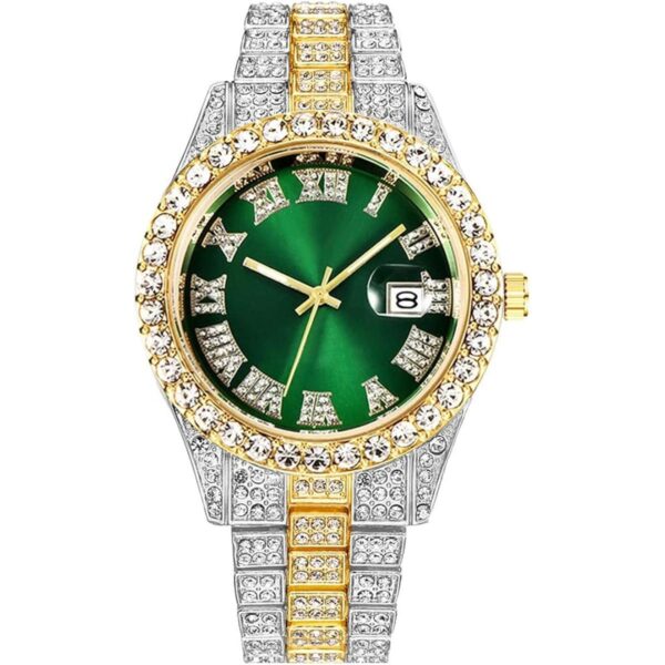 Reloj de pulsera para hombre Hip Hop Jewelry con diamantes
