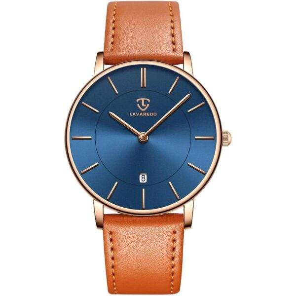 Reloj de pulsera minimalista para hombre con fecha