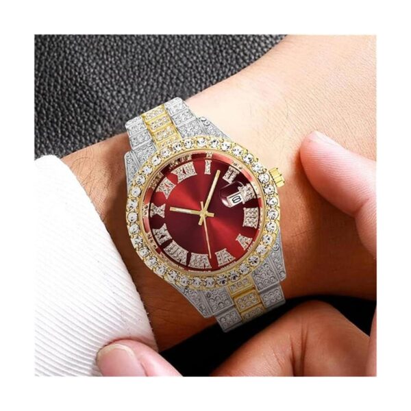 Reloj de pulsera analógico de cuarzo para hombre con_3