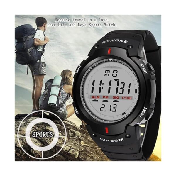 Reloj de pulsera analógico digital para hombre con esfera