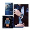 Reloj de pulsera minimalista para hombre con fecha