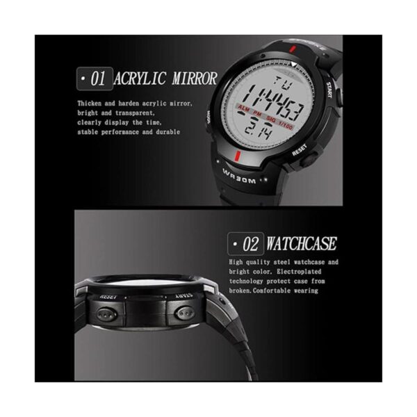 Reloj de pulsera analógico digital para hombre con esfera