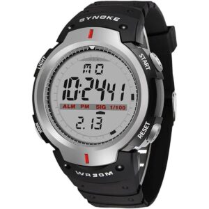 Reloj de pulsera analógico digital para hombre con esfera