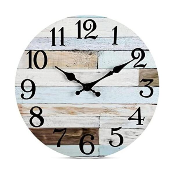 Reloj de pared Reloj de pared de madera silencioso sin_1