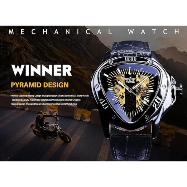 Reloj de pulsera mecánico para hombre esfera de carreras