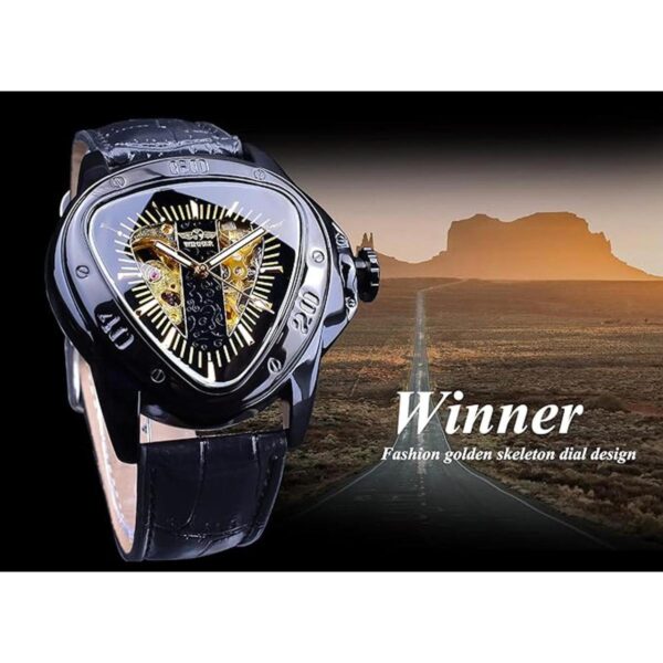 Reloj de pulsera mecánico para hombre esfera de carreras