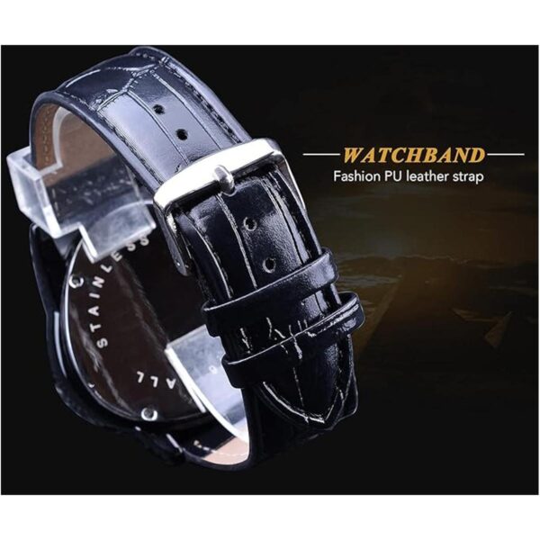 Reloj de pulsera mecánico para hombre esfera de carreras