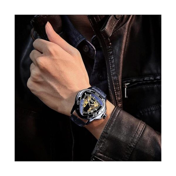 Reloj de pulsera mecánico para hombre esfera de carreras