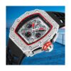 Reloj de pulsera deportiva con diamantes punk estilo_2