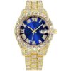 Reloj de pulsera analógico de cuarzo con diamantes de_1