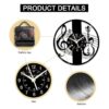 Reloj de pared de discos de vinilo de música Kinglive